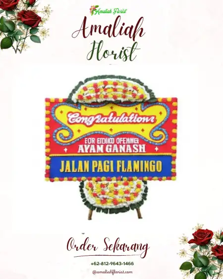 Sewa Papan Bunga Barang